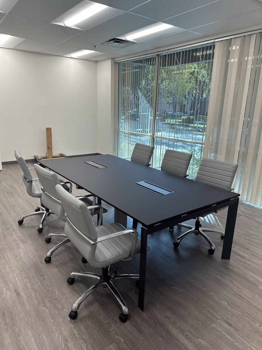 Entity conference table, black